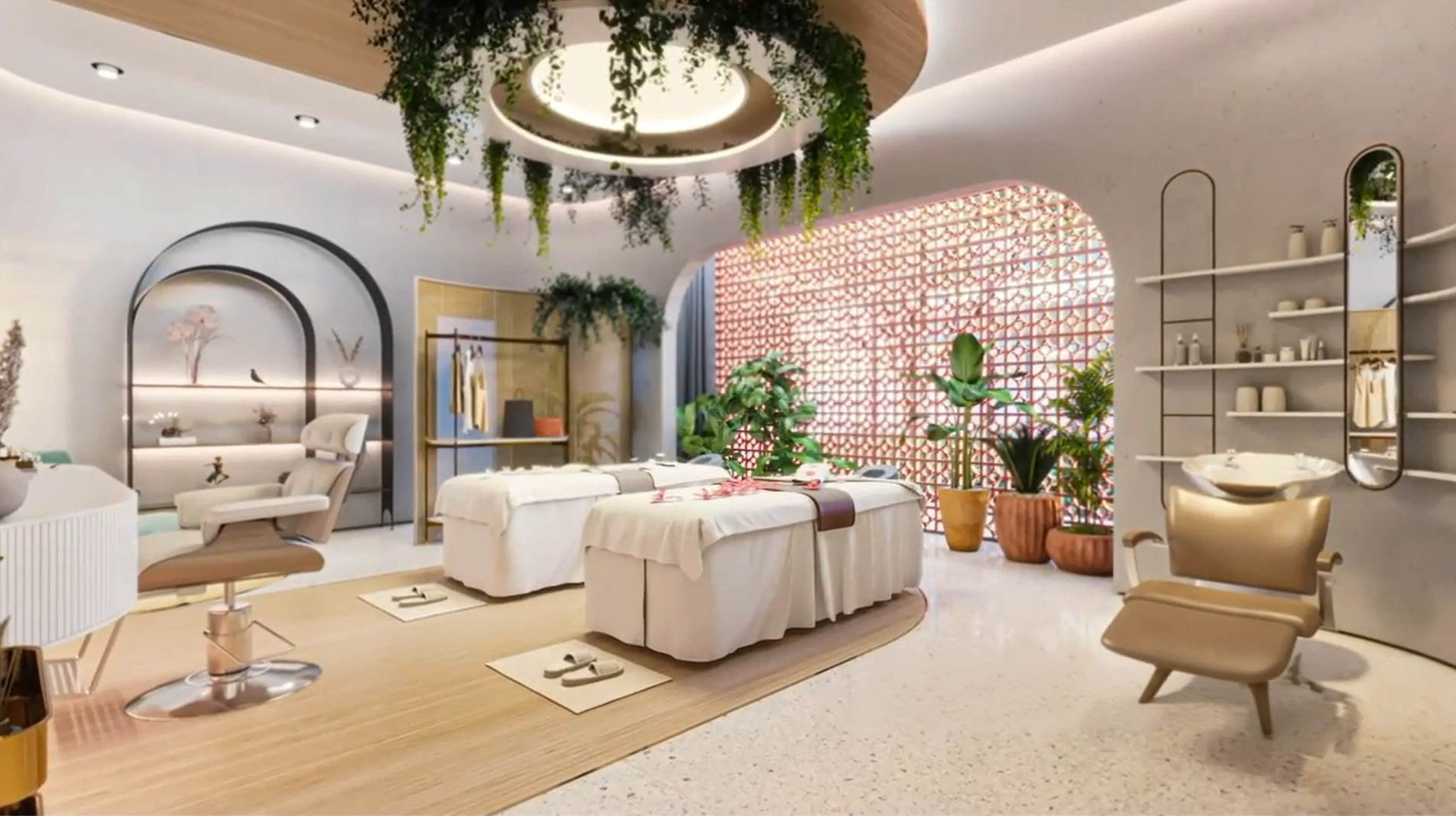 Spa e área de bem-estar do AYA Home Vila Augusta