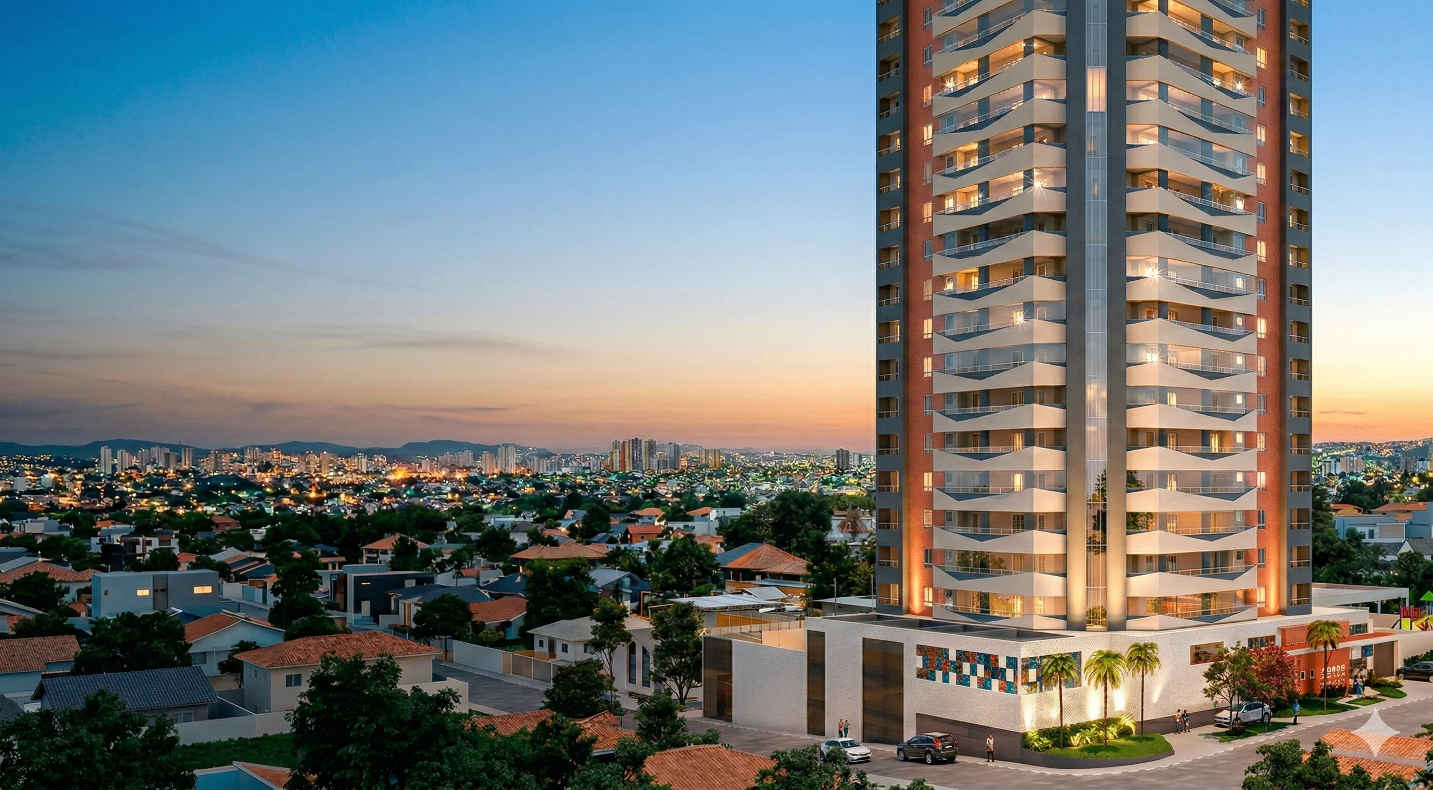 Fachada do empreendimento